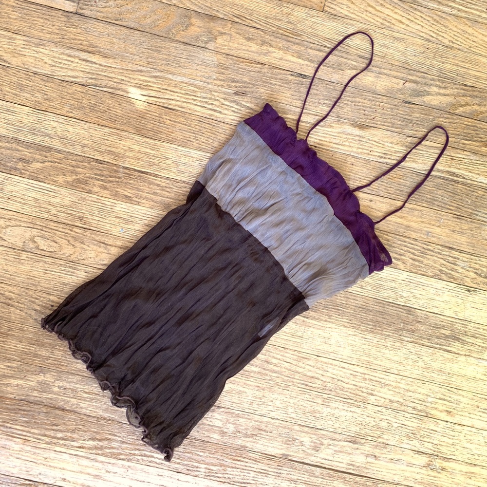 Gorgeous Cami. Deep Plum, taupe and chocolate brown. 💜🤎